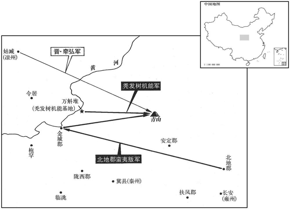 三世纪·二七一年四月关西胡人叛变
