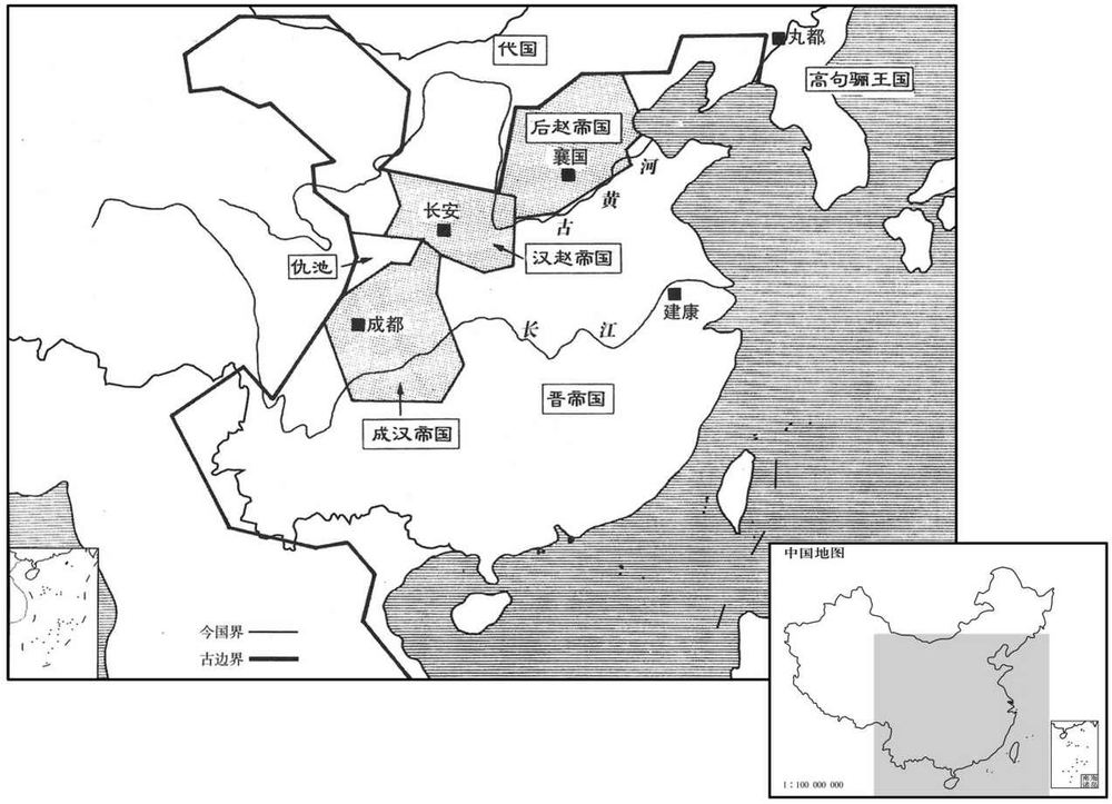 四世纪·三一九年十一月后赵兴起·四国并立